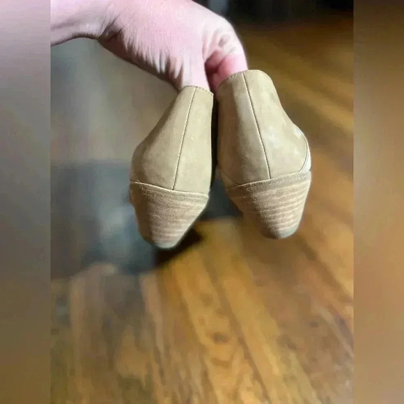 Eileen fisher classic slip on low top leather booties sz. 8.5 minimalist office - Picture 5 of 6